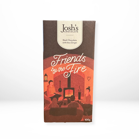 Friends by the Fire (Dark Chocolate with Fiery Ginger)